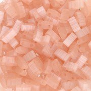 Miyuki Half Tila Beads 5x2.3x1.9 mm HTL-2556-1 - Silk Pale Coral x10g