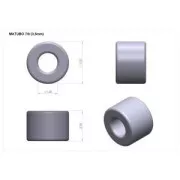 Seed beads Matubo 7/0 - 3.5 mm Dark Bronze x10g