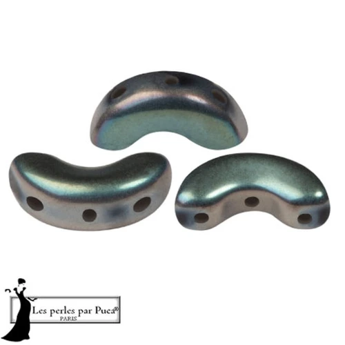 Arcos® glass beads by Puca® 5x10 mm - Full Celsian Mat x10g