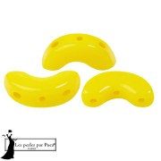 Arcos® glass beads by Puca® 5x10 mm - Opaque Jonquil x10g
