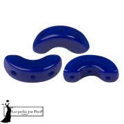 Arcos® glass beads by Puca® 5x10 mm - Opaque Sapphire x10g