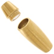 Magnetic cord clasp 3 mm - Gold-plated 316 stainless steel x1