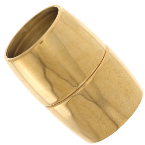 Magnetic cord clasp 10 mm - Gold-plated 316 stainless steel x1