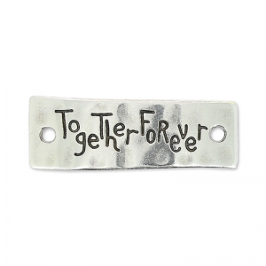 Spacer Together forever 33 mm Antique Silver Plating x1