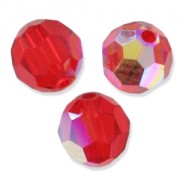 Swarovski 5000 rounds 4mm Light Siam AB x20|raw }}