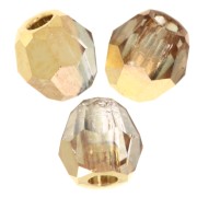 Round beads Swarovski 5000 3 mm - Crystal Aurum x20