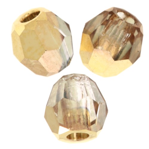 Round beads Swarovski 5000 3 mm - Crystal Aurum x20