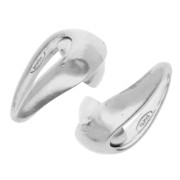 Magnetic drop clasp 17x7 mm - 925 Sterling Silver x1