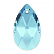 PureCrystal Tear drop 6106 16mm Aquamarine x1