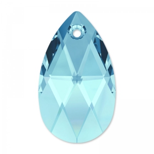 PureCrystal Tear drop 6106 16mm Aquamarine x1
