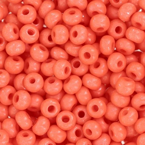 Preciosa Seed Beads 6/0 4 mm - Terra Intensive - Orange x20g