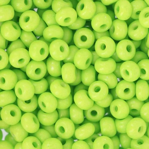 Preciosa Seed Beads 6/0 4 mm - Terra Intensive - Green x20g