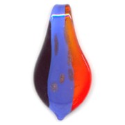 Leaf-shaped pendant 60x30mm|raw }}