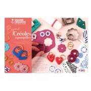 Fimo modelling kit - Creole jewelry with tassels|raw }}