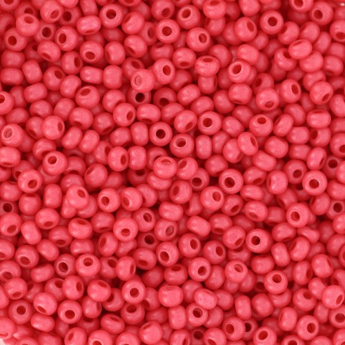 Preciosa Seed beads 11/0 2 mm - Terra Intensive - Red Mat x20g