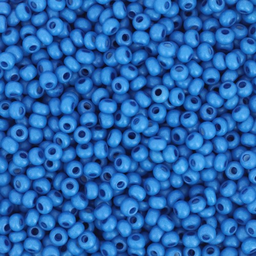 Preciosa Seed Beads 11/0 2 mm - Terra Intensive - Blue Matte x 20 g