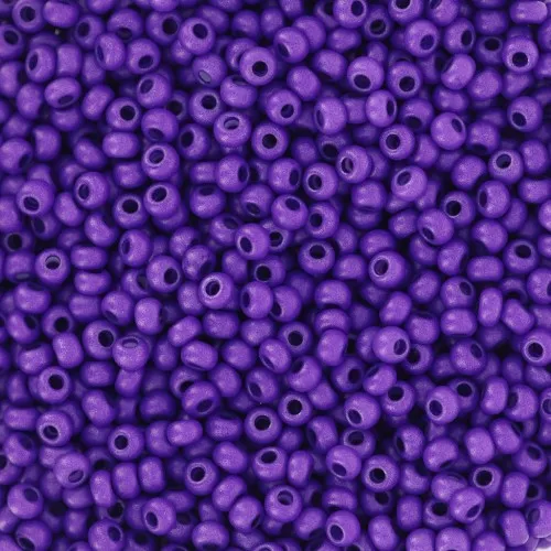 Preciosa Seed Beads 11/0 2 mm - Terra Intensive - Matte Purple x 20 g