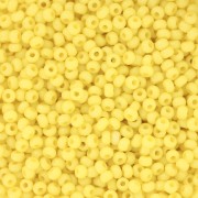 Preciosa Seed beads 11/0 2 mm - Terra Intensive - Yellow Mat x20g