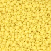 Preciosa Seed Beads 11/0 2 mm - Terra Intensive - Yellow Matte x20g