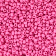 Preciosa Seed Beads 11/0 2 mm - Terra Intensive - Pink Matte x20g