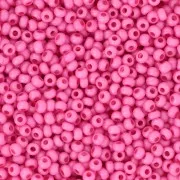 Preciosa Seed Beads 11/0 2 mm - Terra Intensive - Pink Matte x20g