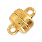 Magnetic clasp 10x7 mm fine Gold plated x1
