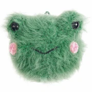 Faux fur yarn Ricorumi Furry Furry Rico Design Amigurumi Fir green 006 x25g