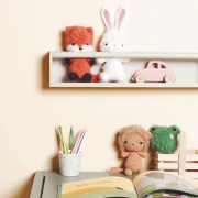 Faux fur yarn Ricorumi Furry Furry Rico Design Amigurumi Fir green 006 x25g