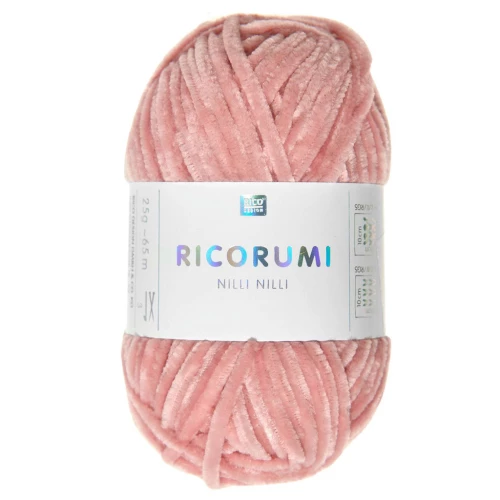 Ricorumi Nilli Nilli chenille wool by Rico Design Amigurumi - Salmon 007 x25g