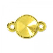 spacer 2 rings for rivoli 12 mm fine Gold plated x1|raw }}