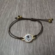 spacer 2 rings for rivoli 12 mm fine Gold plated x1