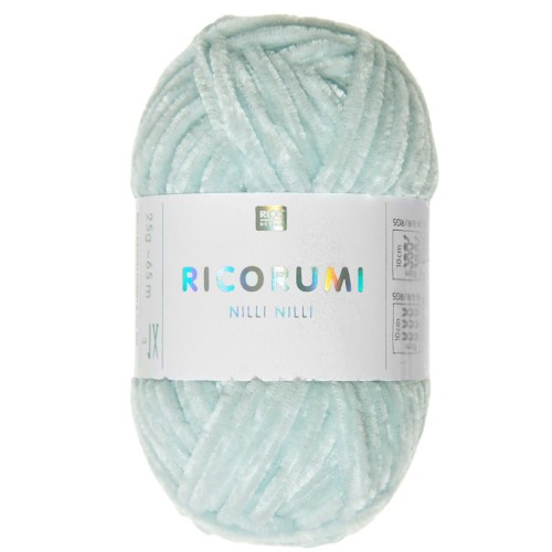 Ricorumi chenille wool Nilli Nilli by Rico Design Amigurumi - Ice blue 015 x25g