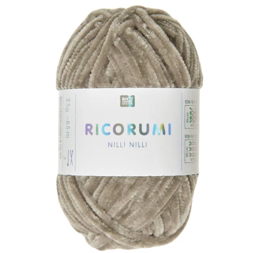 Ricorumi chenille wool Nilli Nilli by Rico Design Amigurumi - Beige 022 x25g