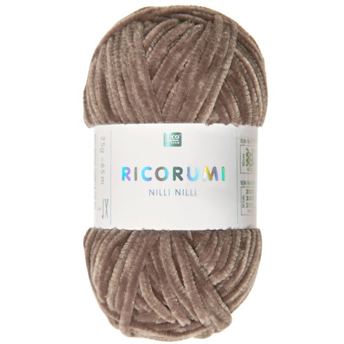 Ricorumi Nilli Nilli chenille wool by Rico Design Amigurumi - Nougat 023 x25g