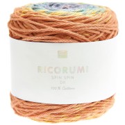 Ricorumi Spin Spin cotton by Rico Design for Amigurumi - Earthy Rainbow x50g