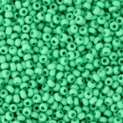 Preciosa Seed beads 11/0 2 mm - Terra Intensive - Dark Green Mat x20g