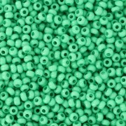 Preciosa Seed beads 11/0 2 mm - Terra Intensive - Dark Green Mat x20g