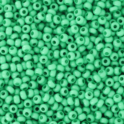 Preciosa Seed Beads 11/0 2 mm - Terra Intensive - Dark Green Matte x 20 g
