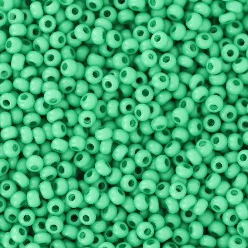 Preciosa Seed Beads 11/0 2 mm - Terra Intensive - Dark Green Matte x 20 g