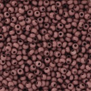 Preciosa Seed beads 11/0 2 mm - Terra Intensive - Dark Brown Mat x20g