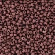 Preciosa Seed beads 11/0 2 mm - Terra Intensive - Dark Brown Mat x20g