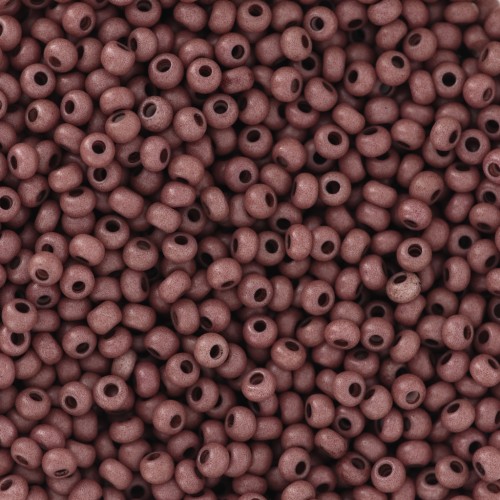 Preciosa Seed beads 11/0 2 mm - Terra Intensive - Dark Brown Mat x20g