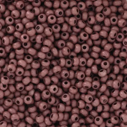 Preciosa Seed Beads 11/0 2 mm - Terra Intensive - Dark Brown Matte x20g