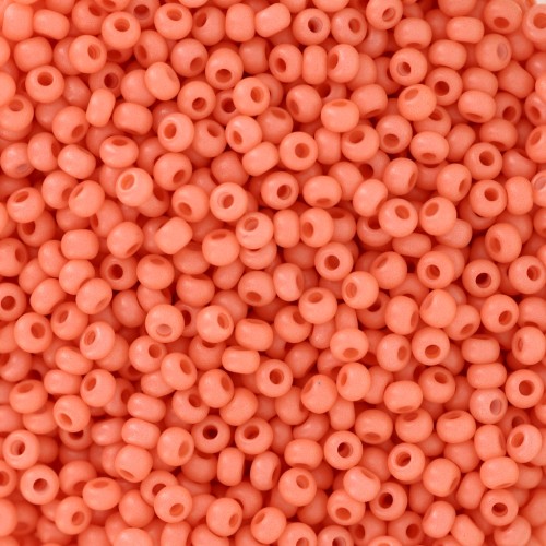 Preciosa Seed Beads 11/0 2 mm - Terra Intensive - Matte Orange x20g