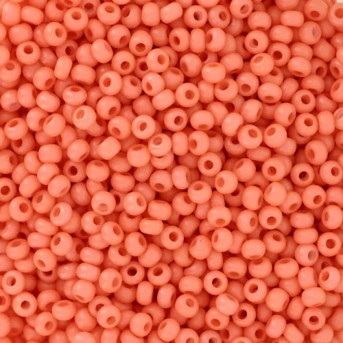 Preciosa Seed Beads 11/0 2 mm - Terra Intensive - Matte Orange x20g