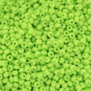 Preciosa Seed Beads 11/0 2 mm - Terra Intensive - Green Matte x20g