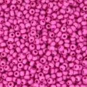 Preciosa Seed Beads 11/0 2 mm - Terra Intensive - Matte Fuchsia x 20 g
