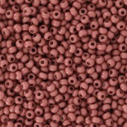 Preciosa Seed Beads 11/0 2 mm - Terra Intensive - Brown Matte x20g