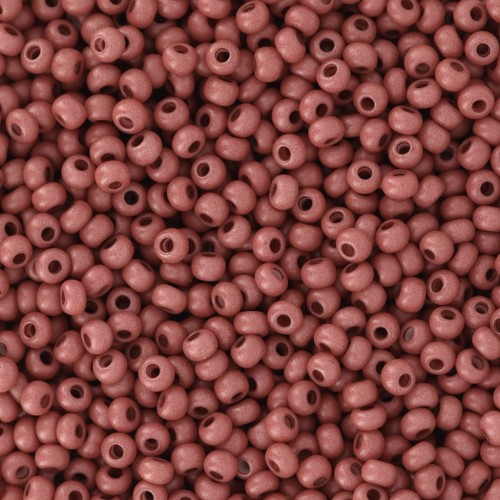 Preciosa Seed Beads 11/0 2 mm - Terra Intensive - Brown Matte x20g