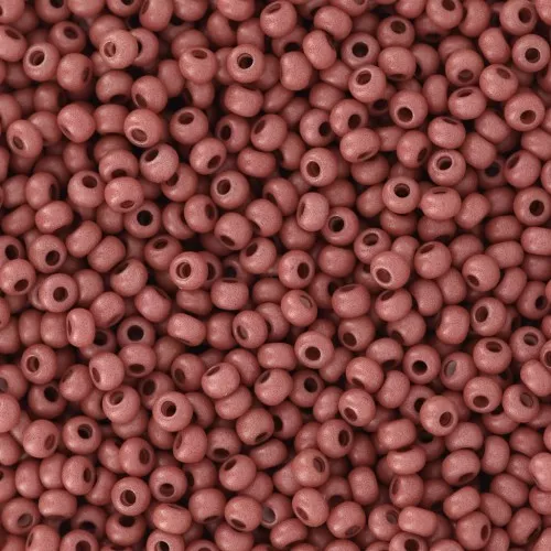 Preciosa Seed Beads 11/0 2 mm - Terra Intensive - Brown Matte x20g